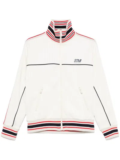 GOLDEN GOOSE GOLDEN GOOSE STAR W`S ZIPPED TRACK JACKET CLOTHING
