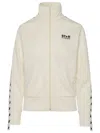 Golden Goose Woman Sweatshirt Ivory Size S Polyester In White