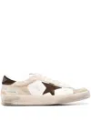 Golden Goose Mens Stardan In Nappa And Pony Skin With Brown Suede Star