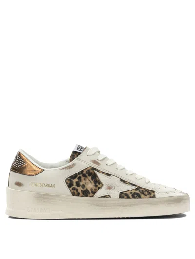 Golden Goose Stardan Leather Sneakers In Multi