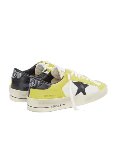 Golden Goose Stardan Colour-block Sneakers In White