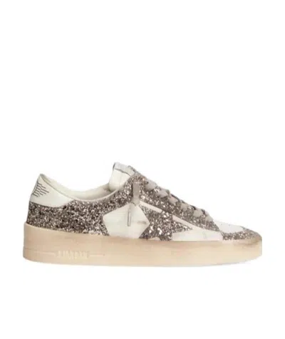 GOLDEN GOOSE GOLDEN GOOSE DELUXE BRAND STARDAN GLITTER LACE-UP SNEAKERS