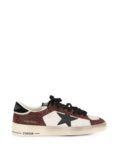 Golden Goose Stardan Glitter-embellished Sneakers In Animal Print