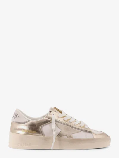 GOLDEN GOOSE STARDAN LEATHER LOW-TOP SNEAKERS