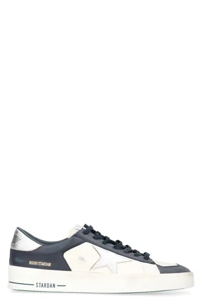 Golden Goose Stardan Leather Low-top Sneakers In White