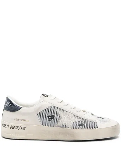Golden Goose Stardan Leather Low-top Sneakers In White