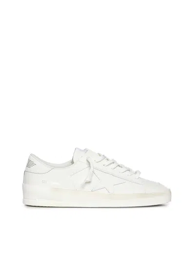 Golden Goose Stardan Leather Sneaker In White
