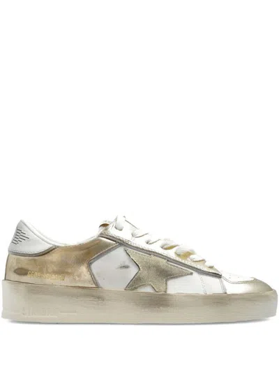 GOLDEN GOOSE GOLDEN GOOSE STARDAN LEATHER SNEAKERS