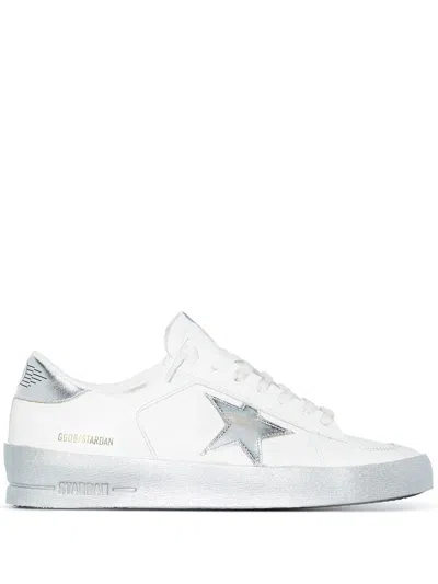 GOLDEN GOOSE GOLDEN GOOSE STARDAN LEATHER SNEAKERS