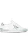 Golden Goose Women Stardan Sneakers With Laminated Star In White