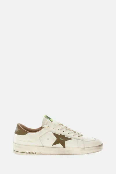 GOLDEN GOOSE STARDAN LEATHER UPPER NABU STAR AND HEEL