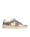 Golden Goose Deluxe Brand Stardan Glitter Lace-up Sneakers In Nude