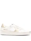 Golden Goose Stardan Leather And Fabric Low-top Sneakers For Women In White
