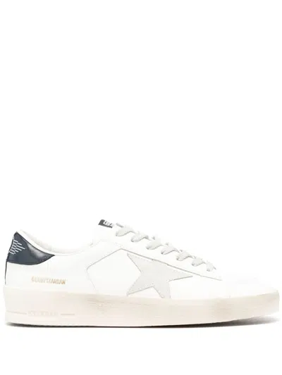 Golden Goose Stardan Shoes In 10509 White/ice/blue