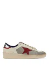 Golden Goose Stardan Leather And Net Upper Suede Toe And Star Laminated Heel Sneakers White In Multi