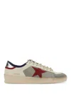 Golden Goose Stardan Leather And Net Upper Suede Toe And Star Laminated Heel Sneakers White