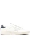 Golden Goose Men Stardan Sneaker With Shiny Star In White