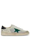 Golden Goose Stardan Leather Sneakers In White