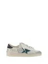 Golden Goose Stardan Sneakers In White Leather And Fabric
