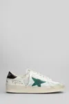 Golden Goose Stardan Sneakers In White Leather And Fabric