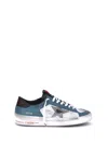 Golden Goose Deluxe Brand Men Stardan Under Net Star Low-top Leather Sneakers In Multi