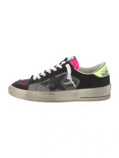 Pre-owned Golden Goose Stardan Sneakers In Black