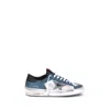 Golden Goose Deluxe Brand Men Stardan Under Net Star Low-top Leather Sneakers In Multi