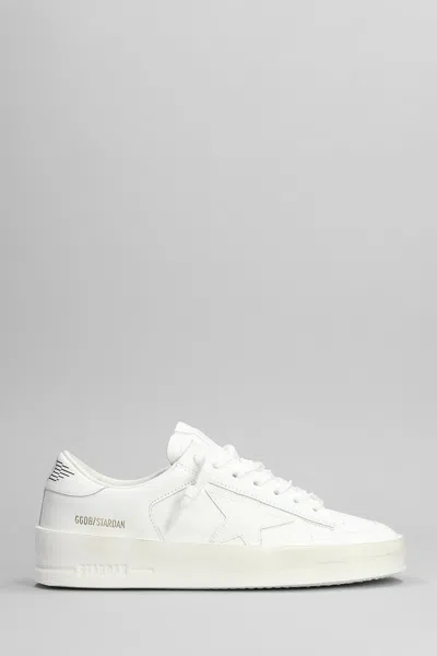 Golden Goose Stardan Sneakers In White Leather