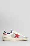 Golden Goose Multicolor Leather And Mesh Stardan Sneakers In White