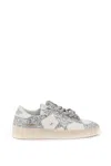 Golden Goose Stardan Glittered Leather Sneakers In Multi