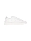Golden Goose White Stardan Leather Sneakers With Star Motif In White