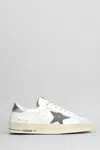 Golden Goose Men's Stardan Leather Upper And Star Sued Sneaker In White