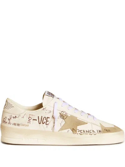 Golden Goose Stardan Sneakers In White