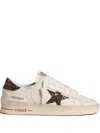 Golden Goose Deluxe Brand Stardan Glittered Sneakers In White