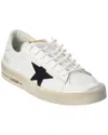 Golden Goose Stardan Suede Sneaker In White