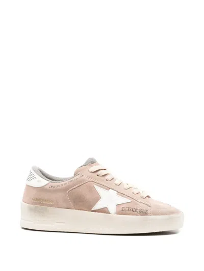 Golden Goose Stardan Suede Sneakers In Pink