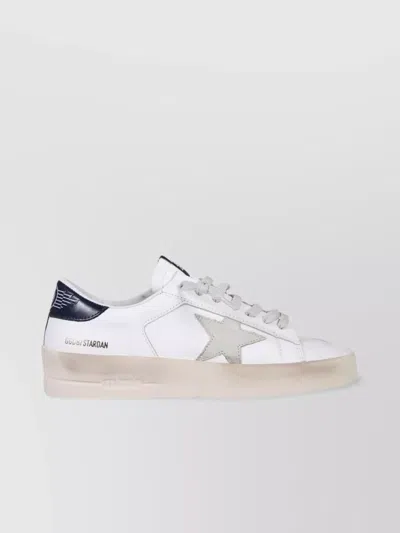 GOLDEN GOOSE STARDAN SUEDE STAR PERFORATED CONTRAST