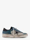 Golden Goose Deluxe Brand Men Stardan Under Net Star Low-top Leather Sneakers In Multi