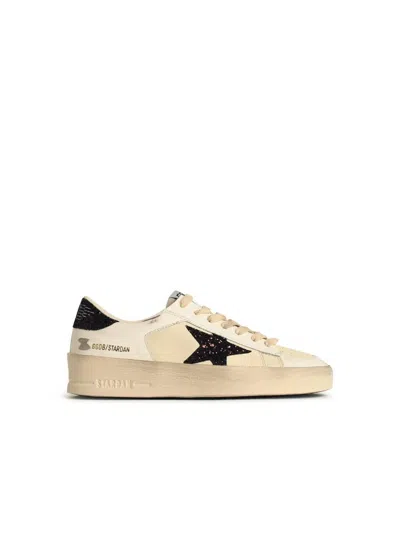 Golden Goose 'stardan' White Leather Sneakers