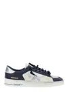 Golden Goose 'stardan' White Sneakers With Star Patch On The Side And Laminated Heel With Logo