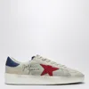 GOLDEN GOOSE STARDAN WHITE/BLUE/RED LOW SNEAKER