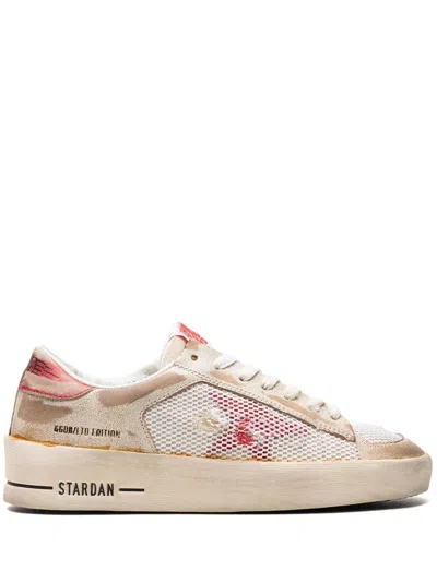 Golden Goose Stardan "white/red" Sneakers In Weiss