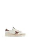 Golden Goose Distressed Leather Star Sneakers For Women In Multi