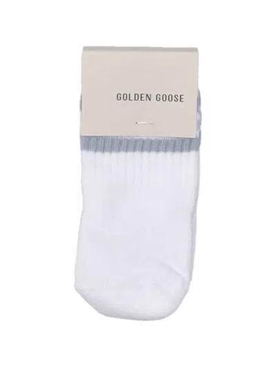 Golden Goose Kids' Star-patterned Grippers Ribbed Socks In Animal Print
