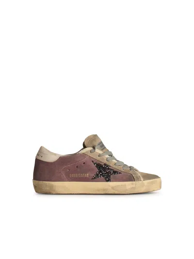 Golden Goose Low Help Recreational Shoe In Purple