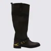 Golden Goose Stivali Dark Brown/beige In Multi
