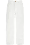 Golden Goose Stonewashed Treated Jeans In White