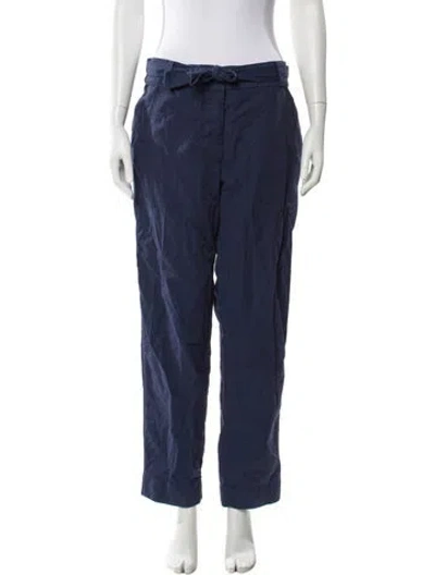 Pre-owned Golden Goose Straight Leg Pants In Blue