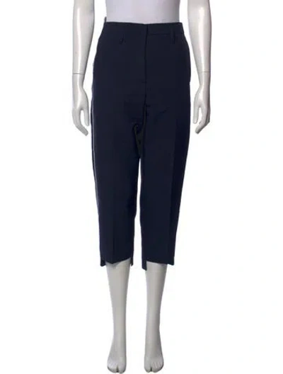 Pre-owned Golden Goose Straight Leg Pants In Blue