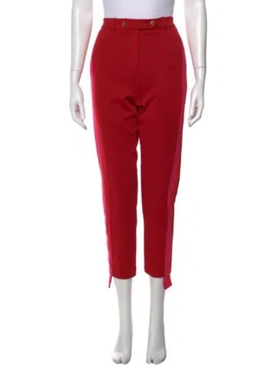 Pre-owned Golden Goose Straight Leg Pants In Red